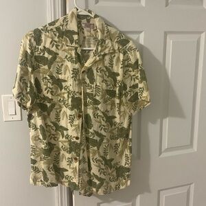 Wallace and Barnes (J Crew) Short Sleeve Floral Print Shirt, Sz M